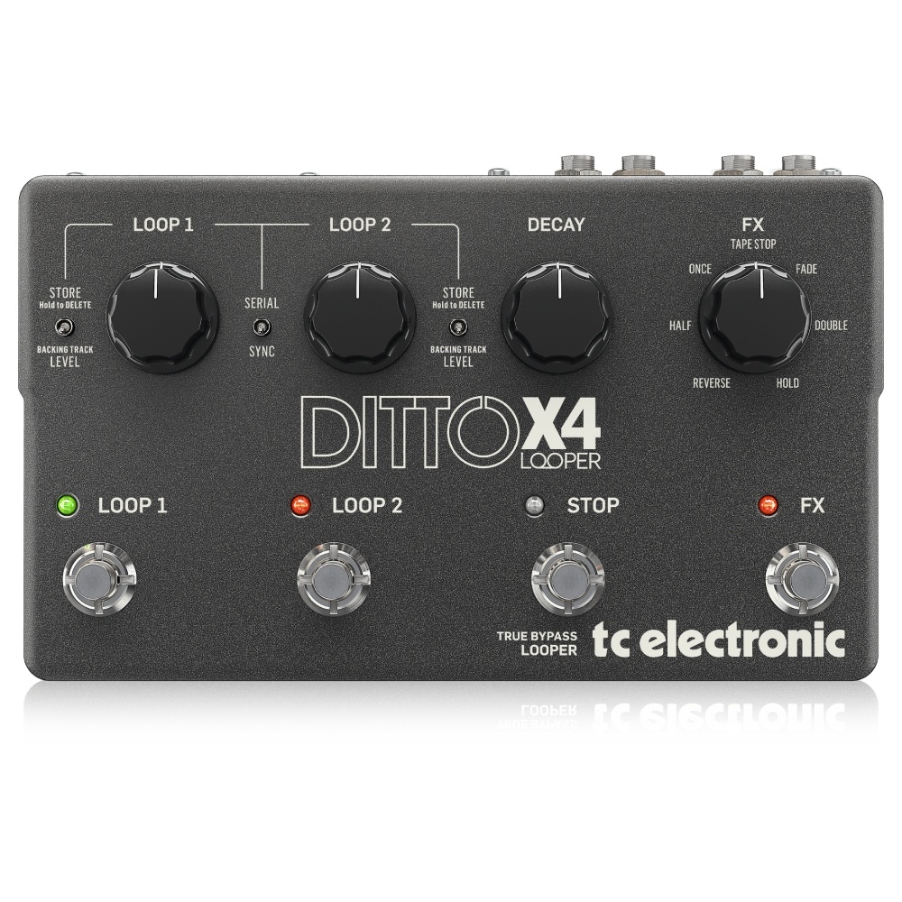 TC Electronic DITTO X4 LOOPER 2 Kanal Gitar Looper Pedalı